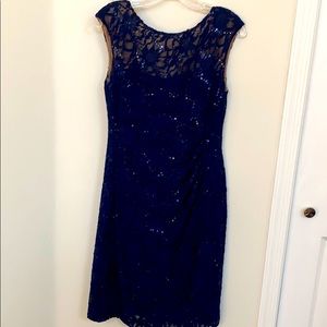 Lower Price! Lace dress with sequins embellishment
